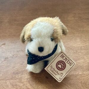 Boyds Plush Puppy with Bandana Hi I’m Firecracker